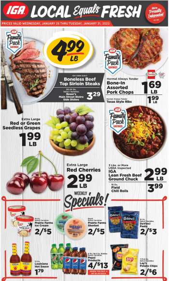 IGA Flyer - 01/25/2023 - 01/31/2023.