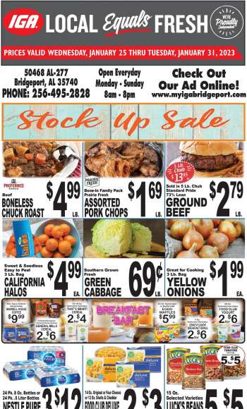 IGA Flyer - 01/25/2023 - 01/31/2023.