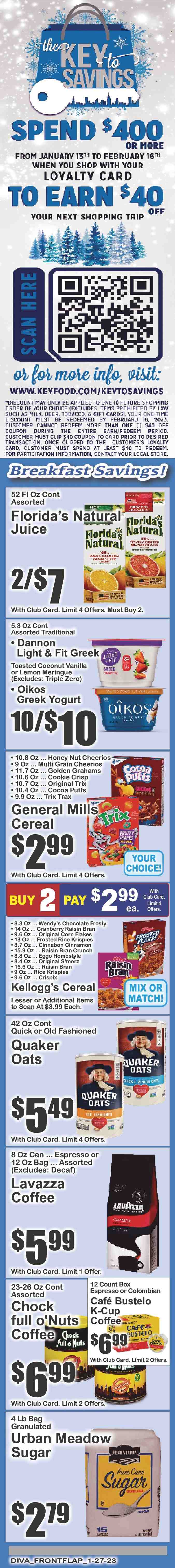 Key Food ad - 01/27/2023 - 02/02/2023. Page 7