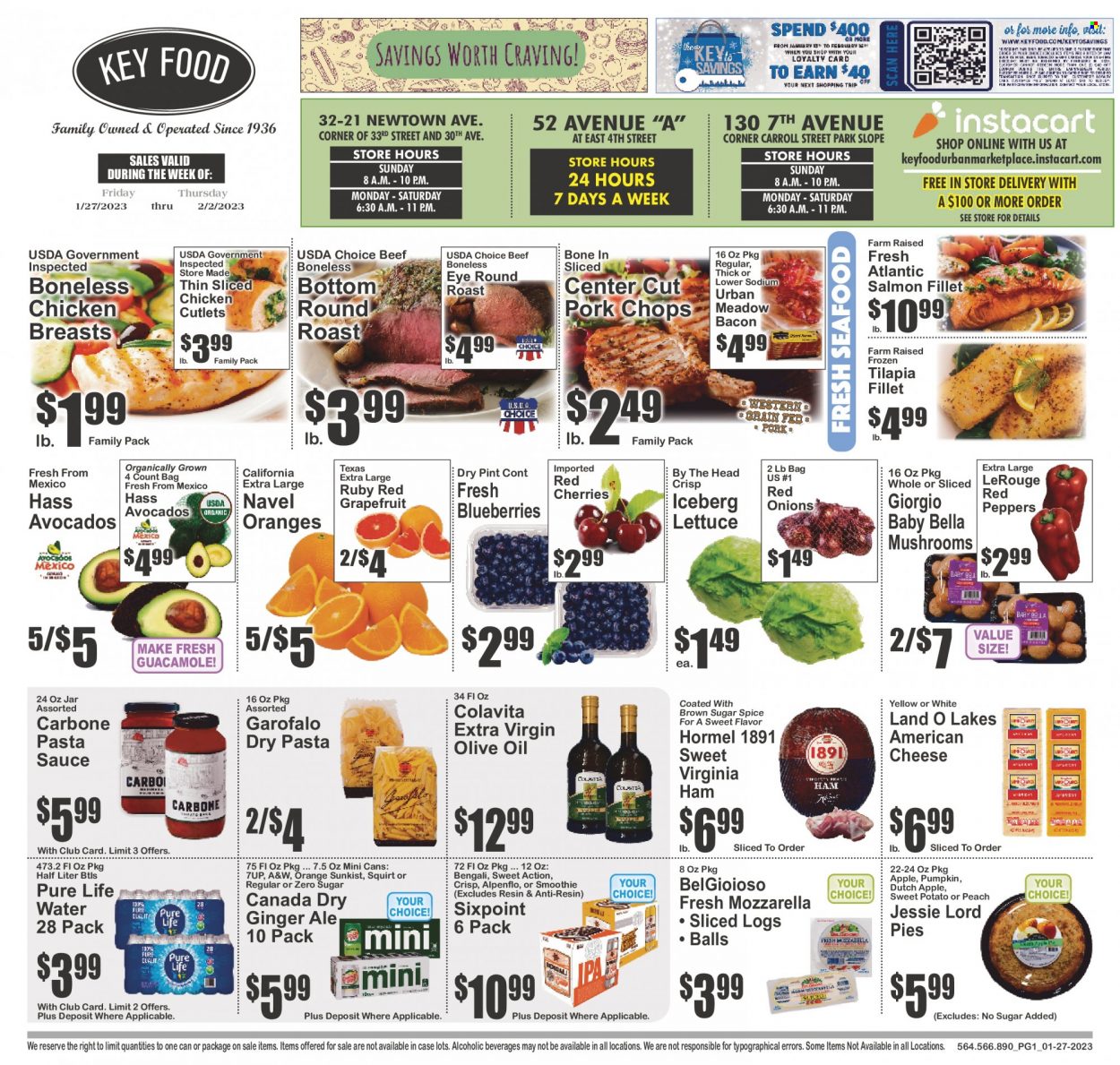 Key Food ad - 01/27/2023 - 02/02/2023. Page 1