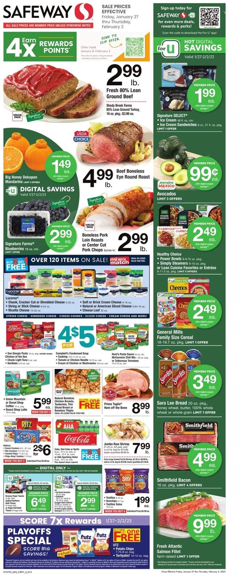 Safeway ad - 01/27/2023 - 02/02/2023. Page 1