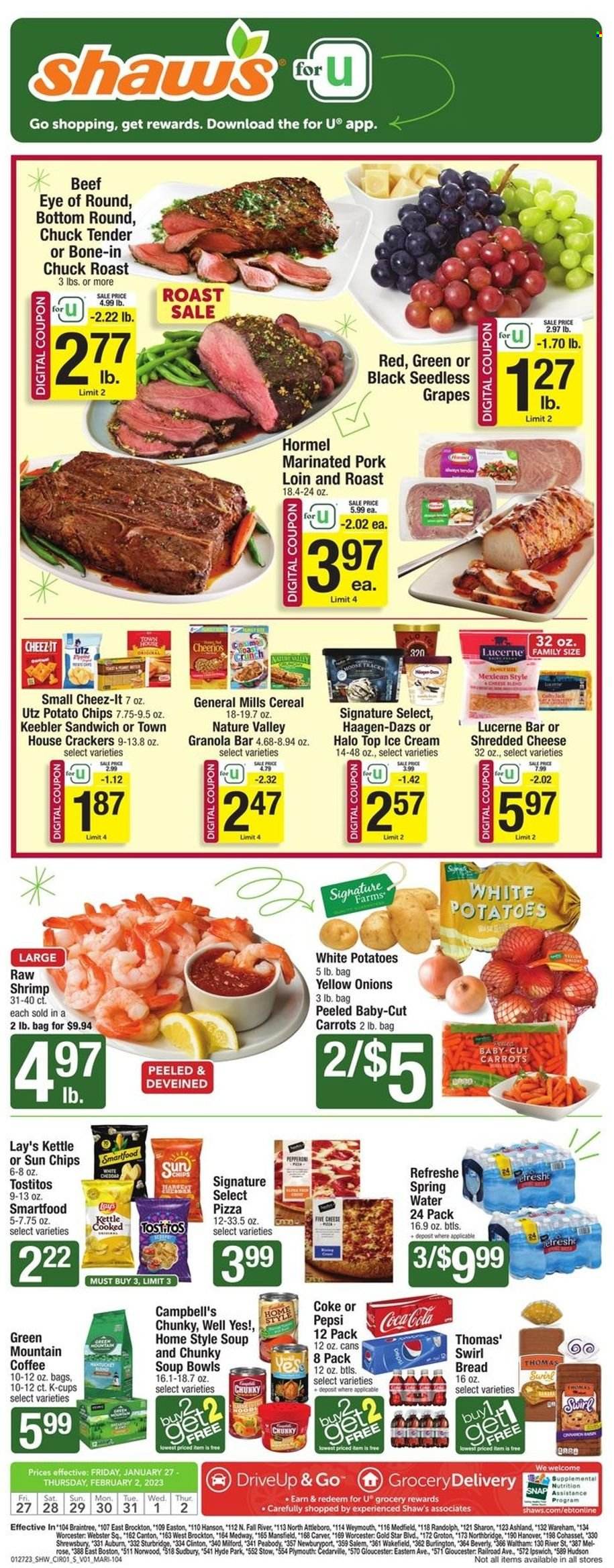 Shaw’s ad - 01/27/2023 - 02/02/2023. Page 1