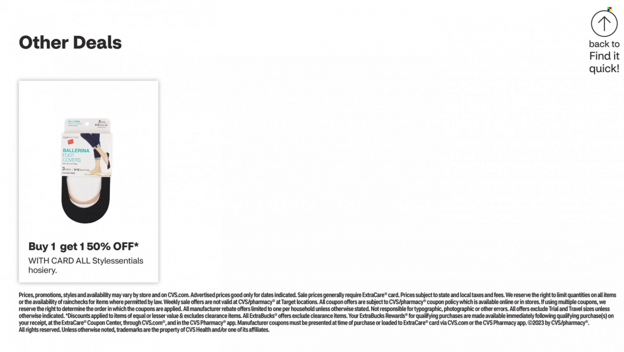 CVS Pharmacy ad - 01/29/2023 - 02/04/2023. Page 24