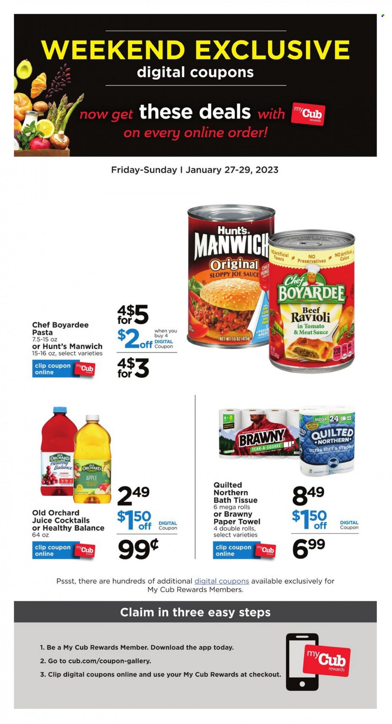 Cub Foods ad - 01/27/2023 - 01/29/2023. Page 1