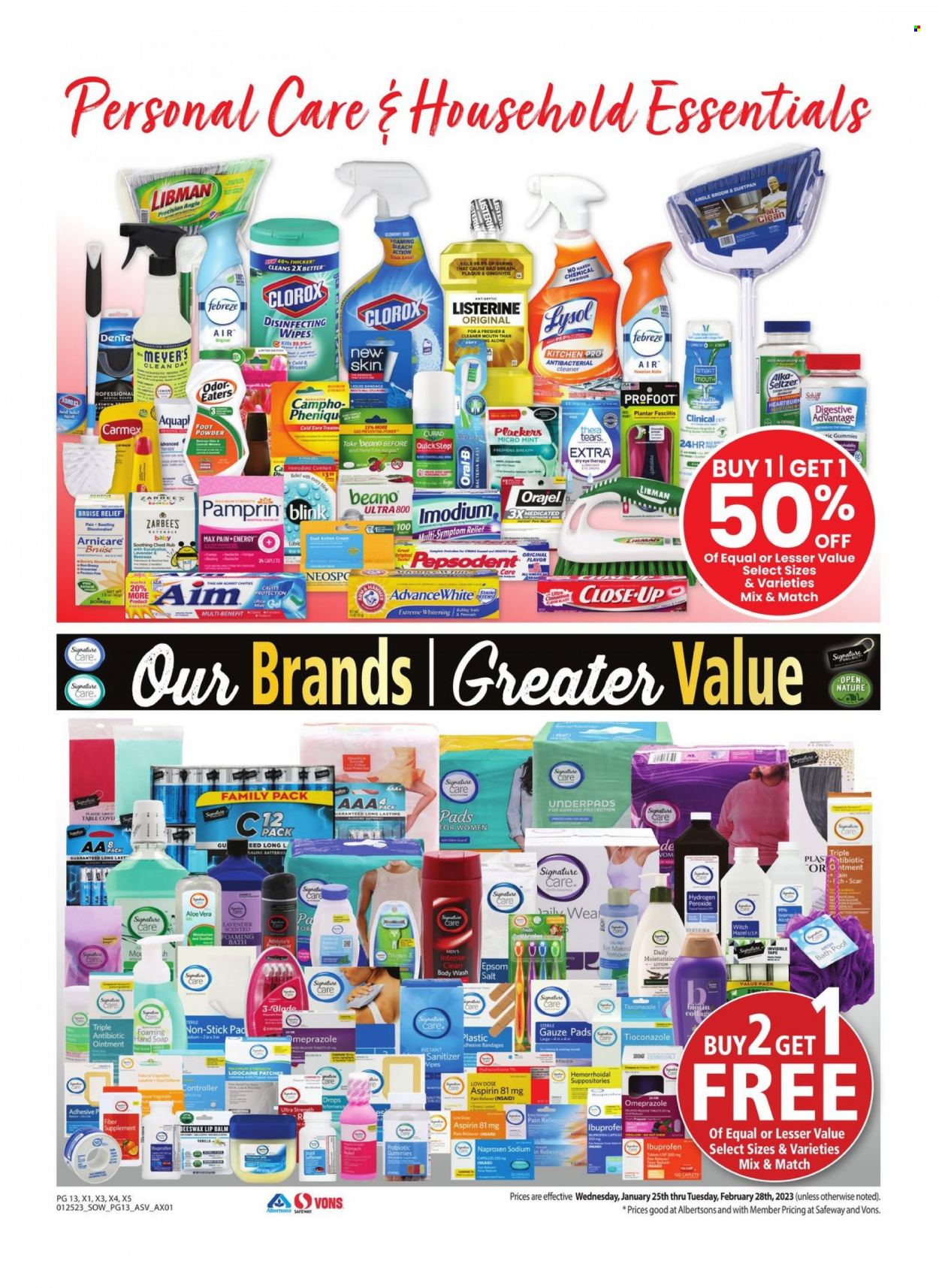 Safeway ad - 01/25/2023 - 02/28/2023. Page 13