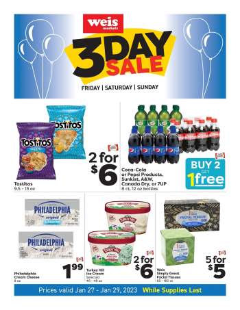 Weis Flyer - 01/27/2023 - 01/29/2023.
