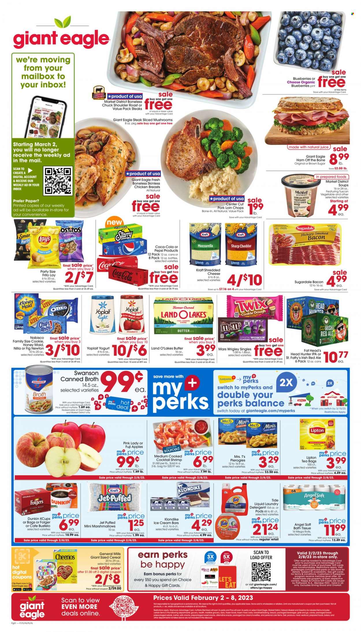 Giant Eagle ad - 02/02/2023 - 02/08/2023. Page 1