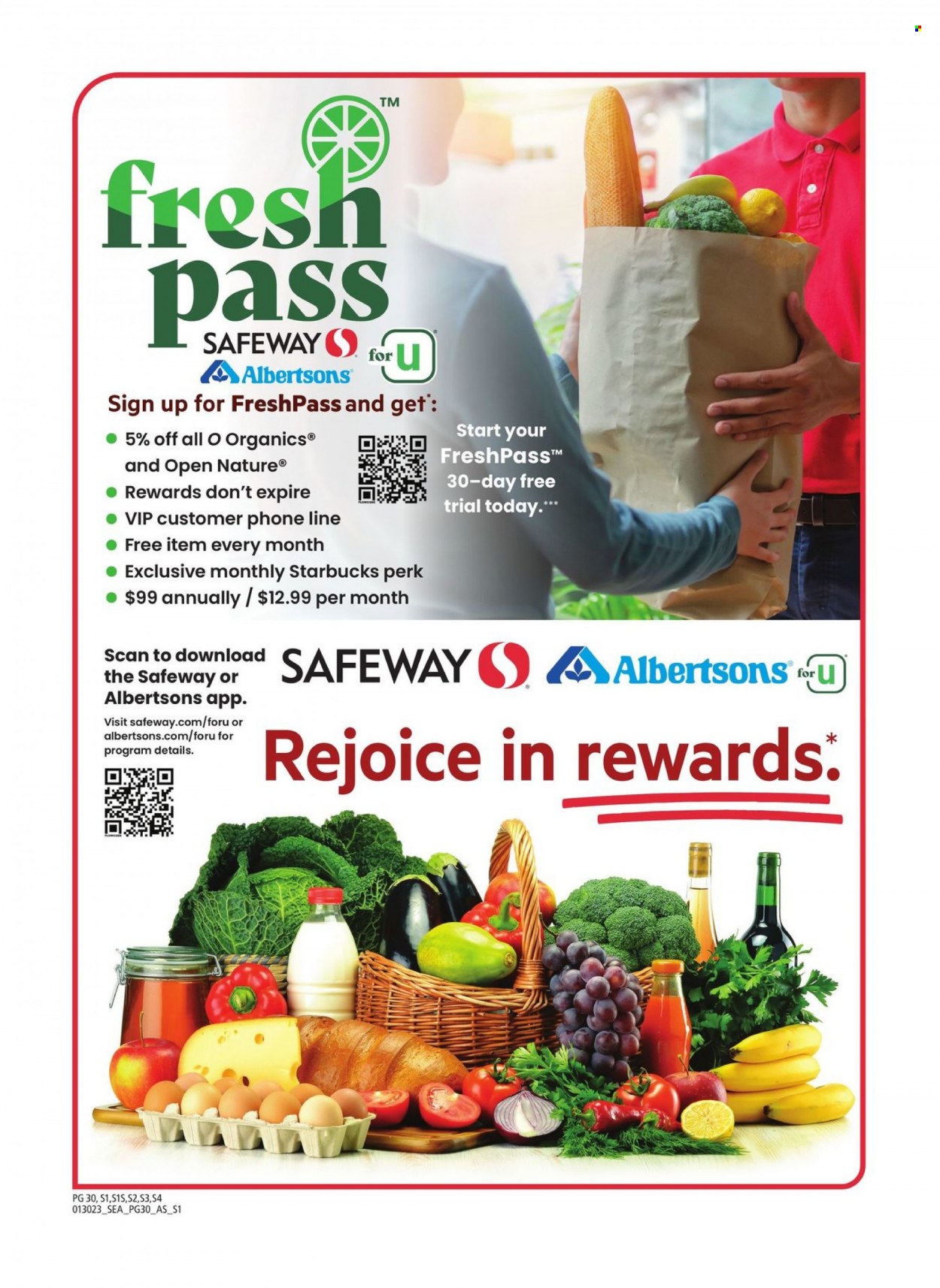 Safeway ad - 01/30/2023 - 02/26/2023. Page 30