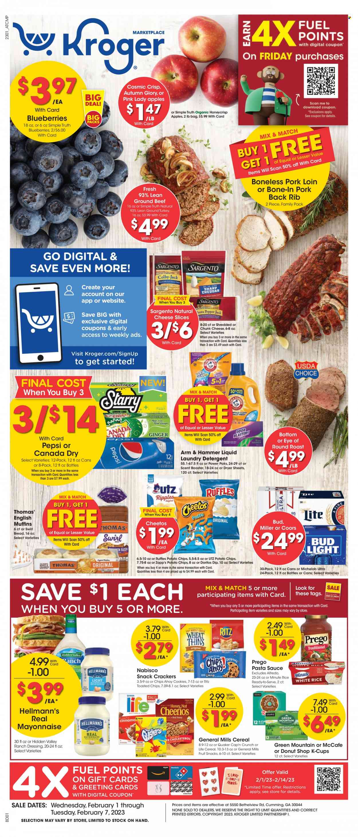Kroger ad - 02/01/2023 - 02/07/2023. Page 1
