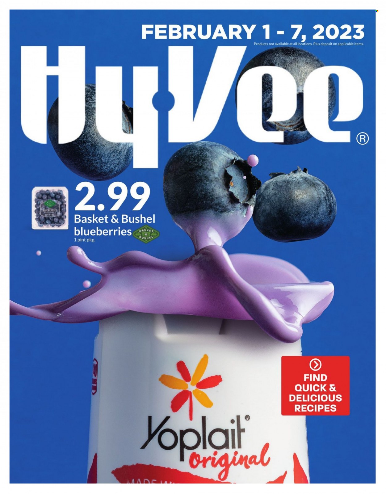 Hy-Vee ad - 02/01/2023 - 02/07/2023. Page 1