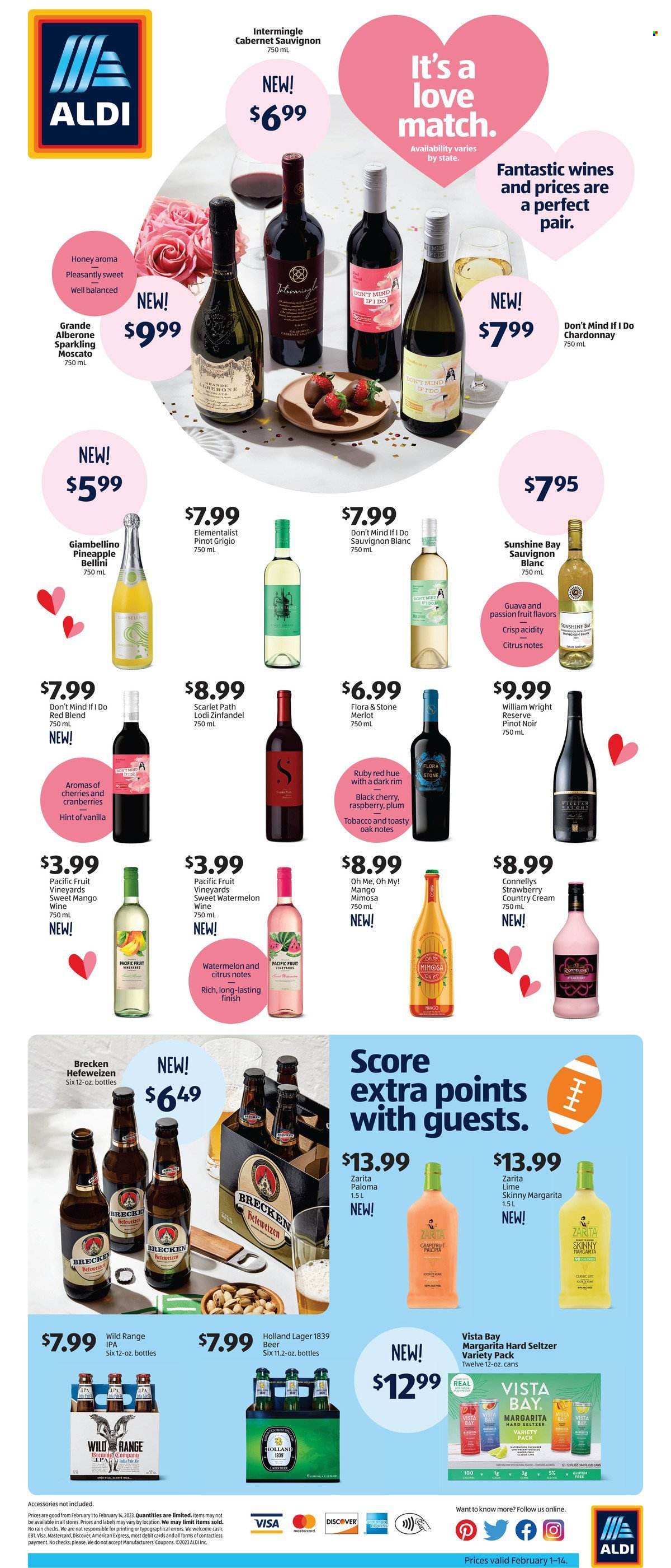 ALDI ad - 02/01/2023 - 02/14/2023. Page 1