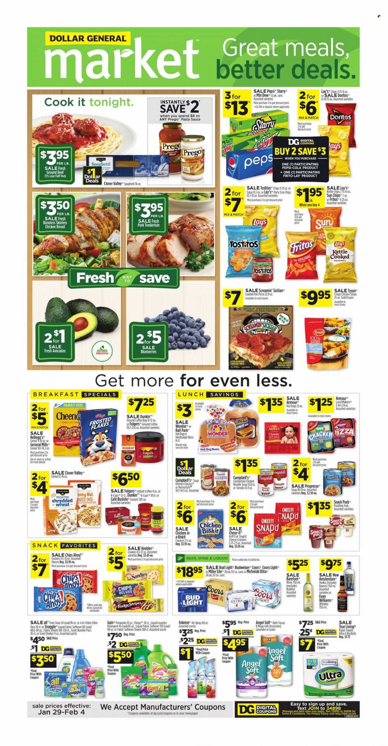 Dollar General ad - 01/29/2023 - 02/04/2023. Page 1