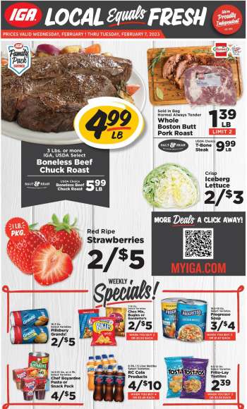 IGA Flyer - 02/01/2023 - 02/07/2023.
