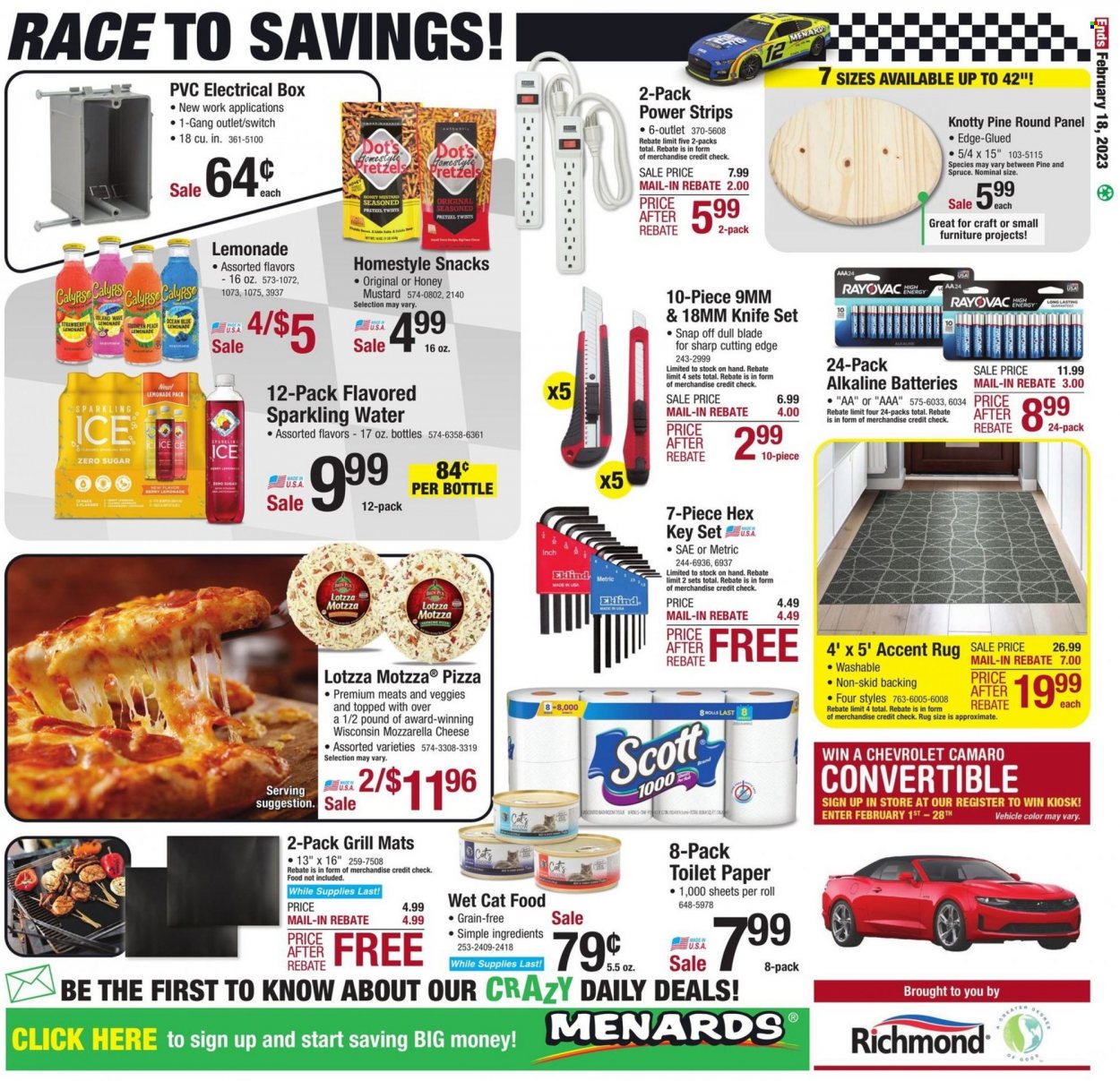 Menards ad - 02/01/2023 - 02/18/2023. Page 22