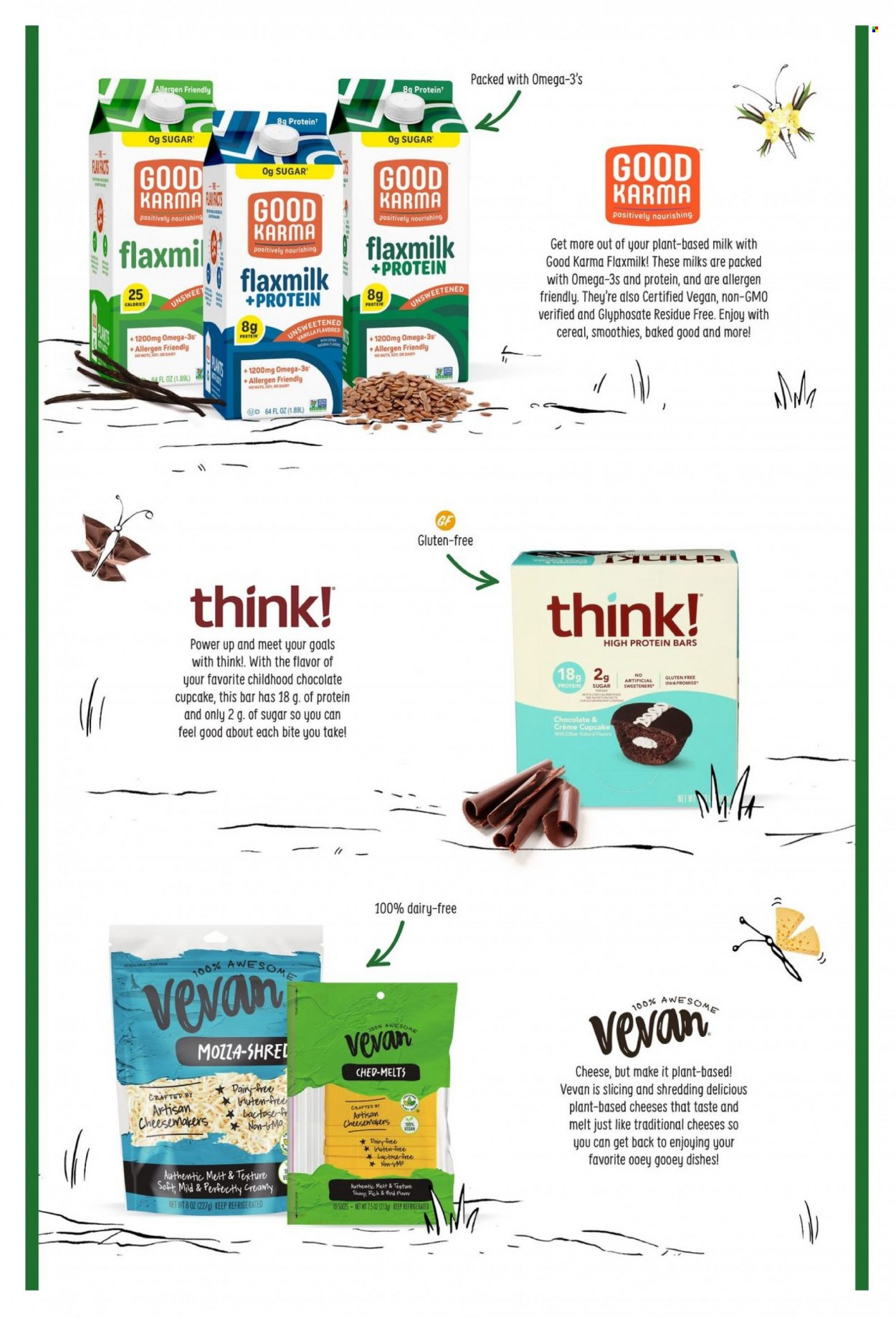 thumbnail - Sprouts Flyer - 02/01/2023 - 02/28/2023 - Sales products - cupcake, cheese, milk, chocolate, cereals, protein bar, smoothie, Sharp. Page 10.