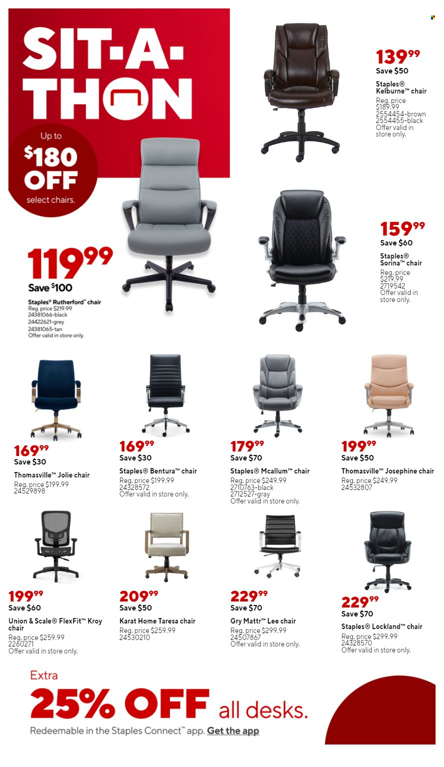 thumbnail - Staples Flyer - 02/05/2023 - 02/11/2023 - Sales products - chair. Page 5.