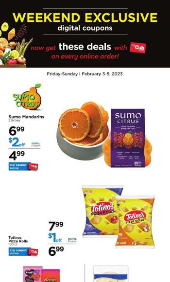 Cub Foods Flyer - 02/03/2023 - 02/05/2023.