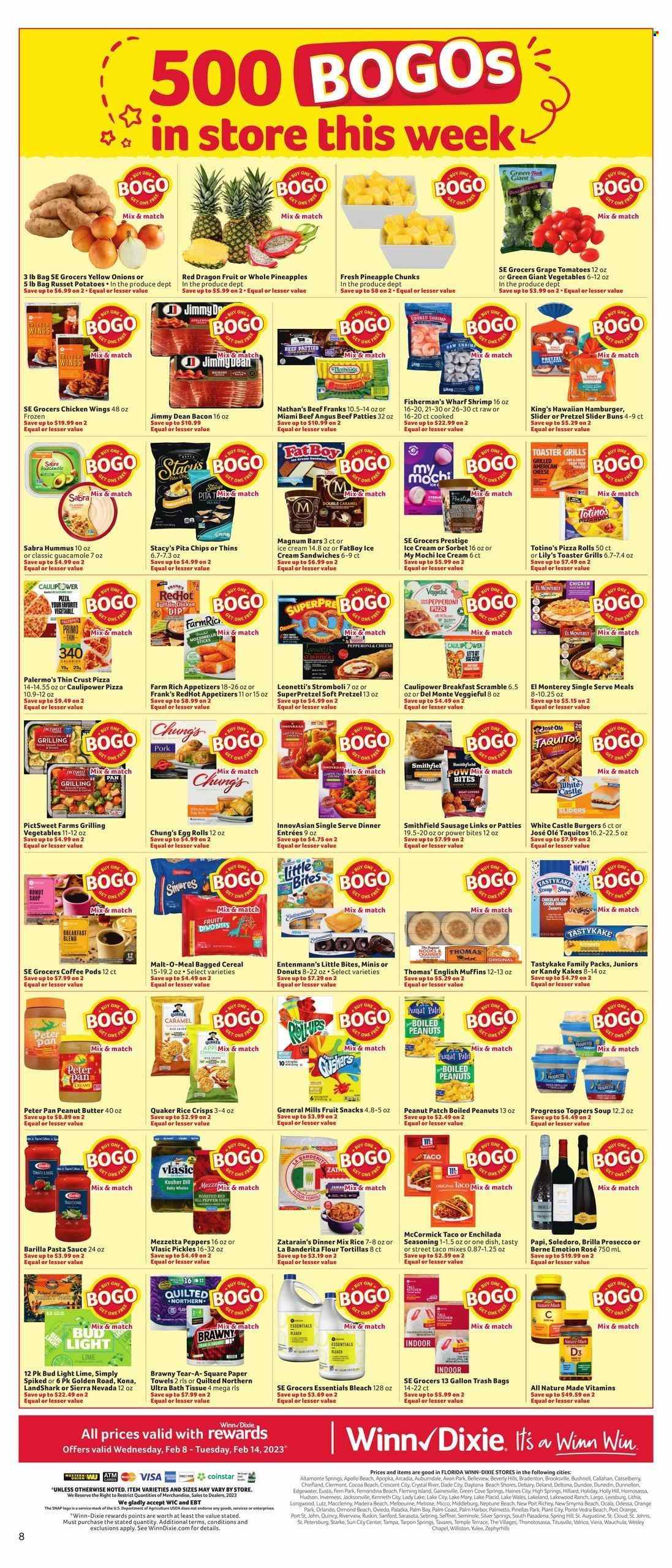 Winn Dixie ad - 02/08/2023 - 02/14/2023. Page 8