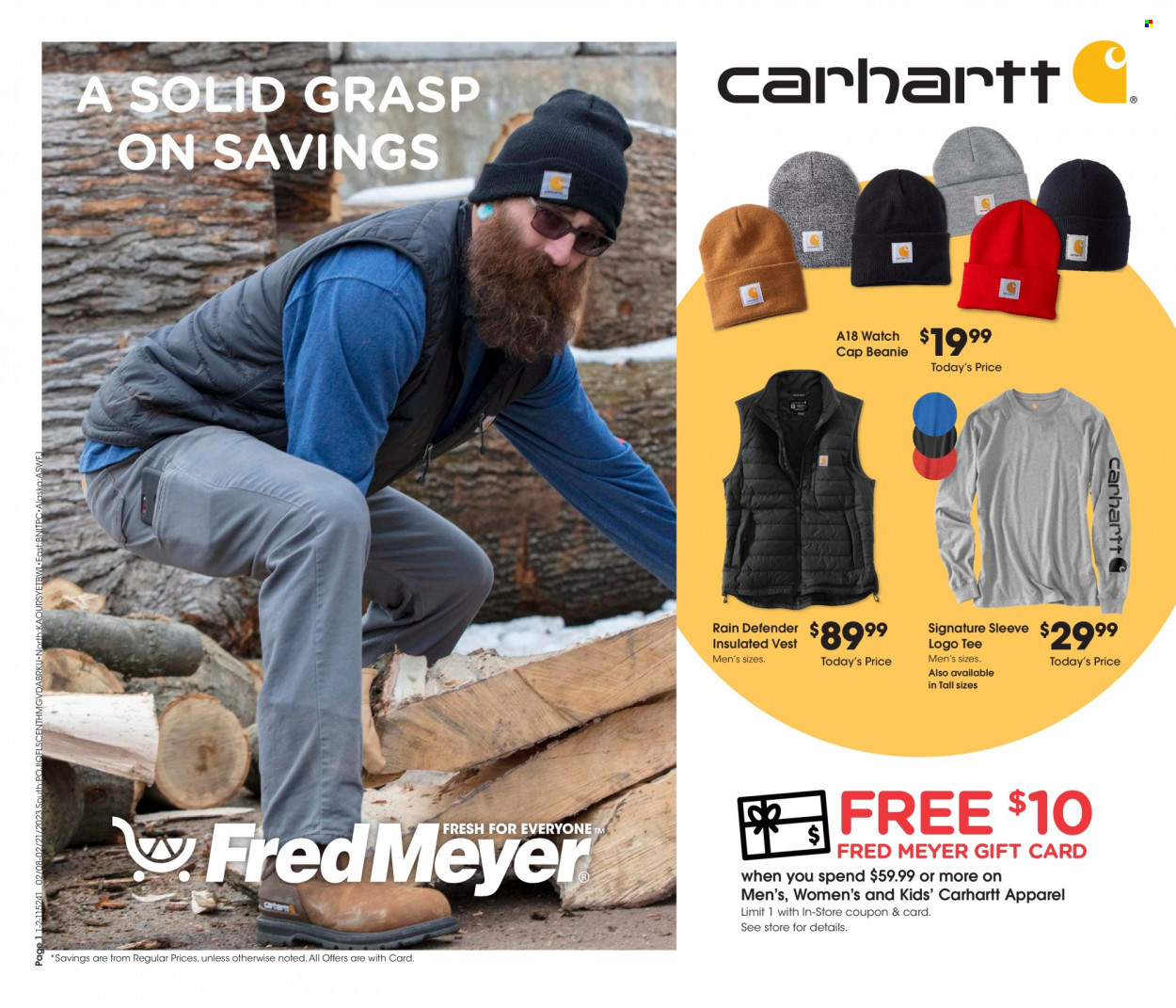 Fred Meyer ad - 02/08/2023 - 02/21/2023. Page 1