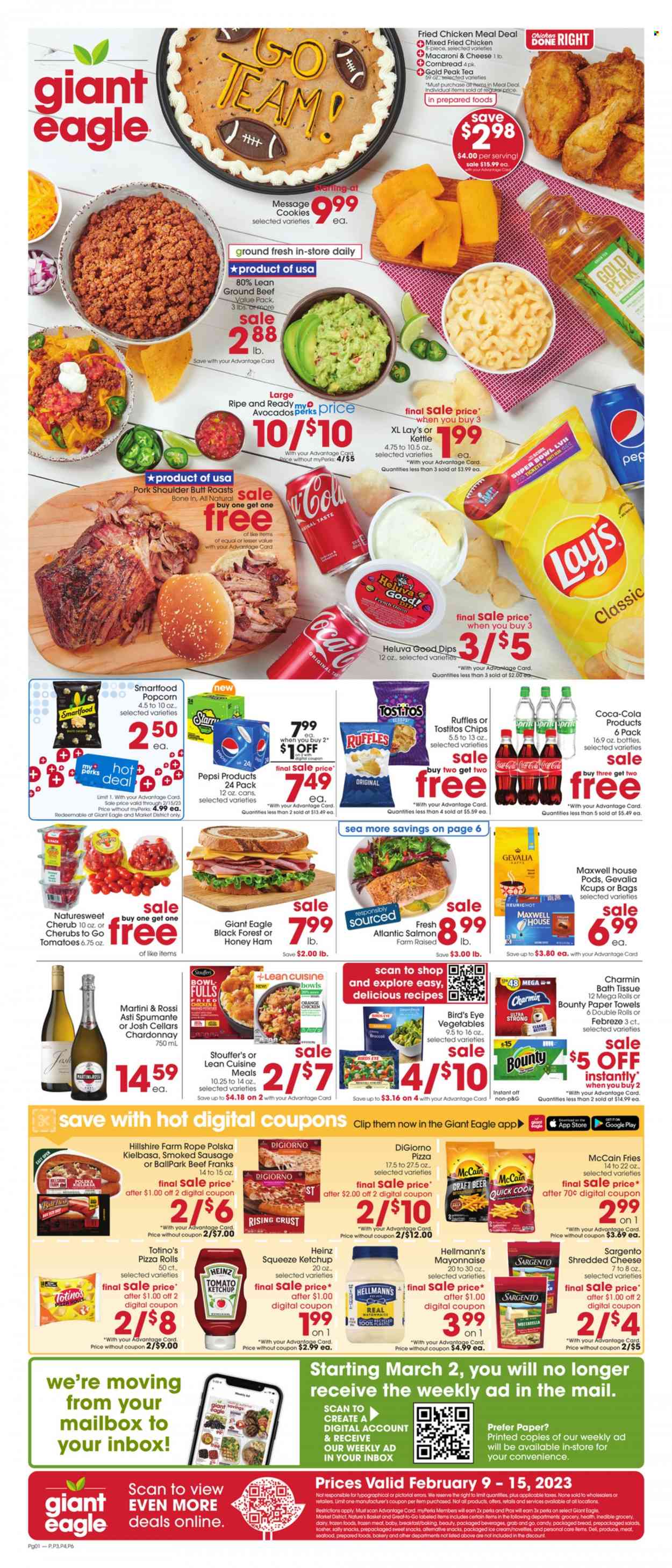 Giant Eagle ad - 02/09/2023 - 02/15/2023. Page 1