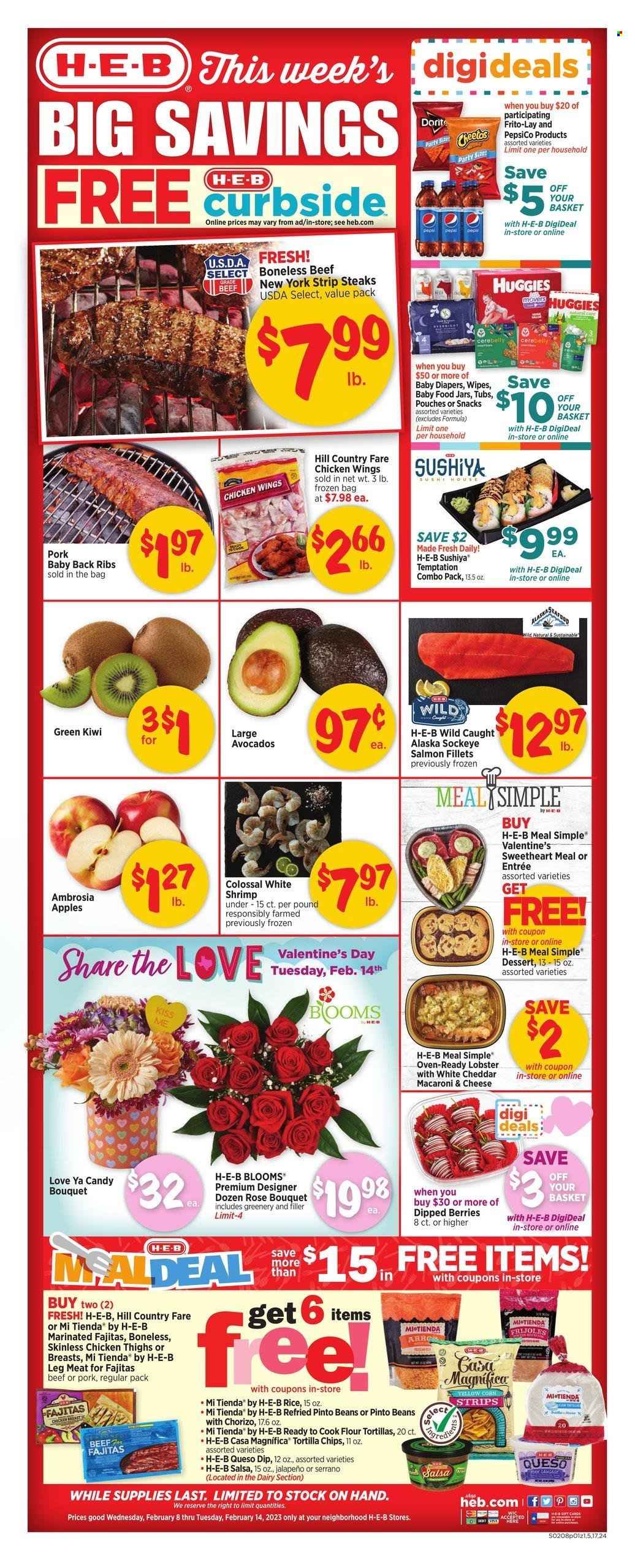 H-E-B ad - 02/08/2023 - 02/14/2023. Page 1
