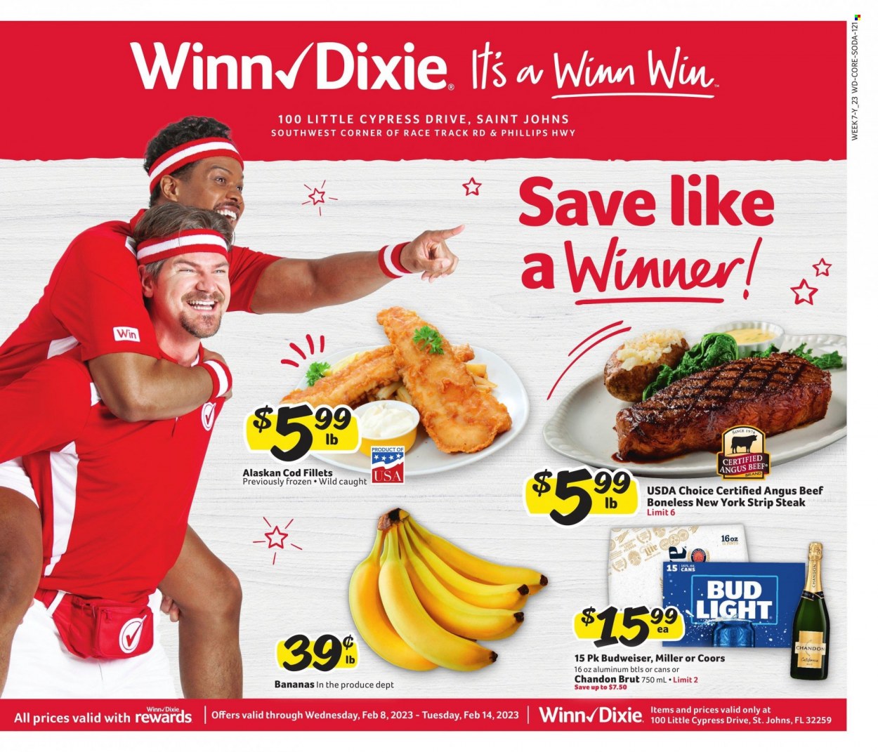 Winn Dixie ad - 02/08/2023 - 02/14/2023. Page 1