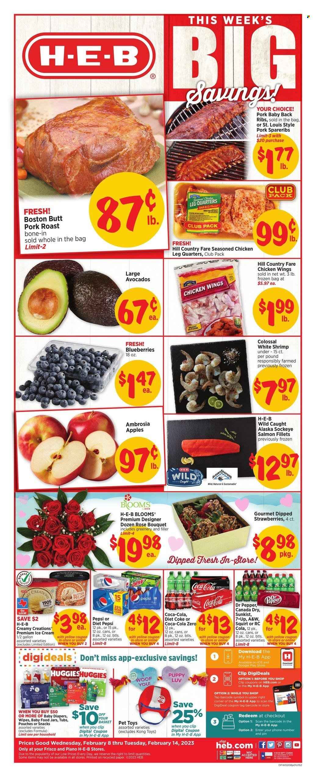 H-E-B ad - 02/08/2023 - 02/14/2023. Page 1