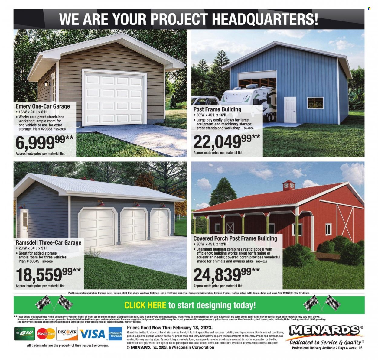 Menards ad - 02/08/2023 - 02/18/2023. Page 25