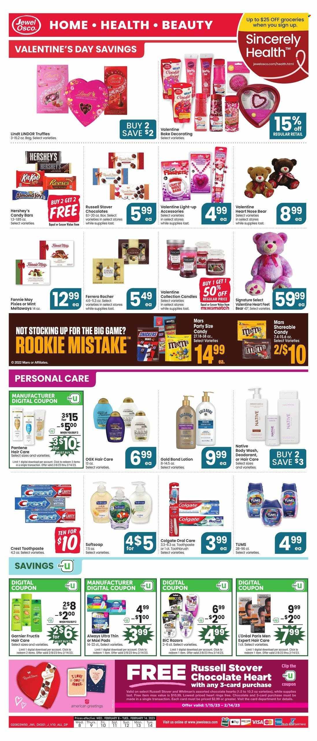 Jewel Osco ad - 02/08/2023 - 02/14/2023. Page 1
