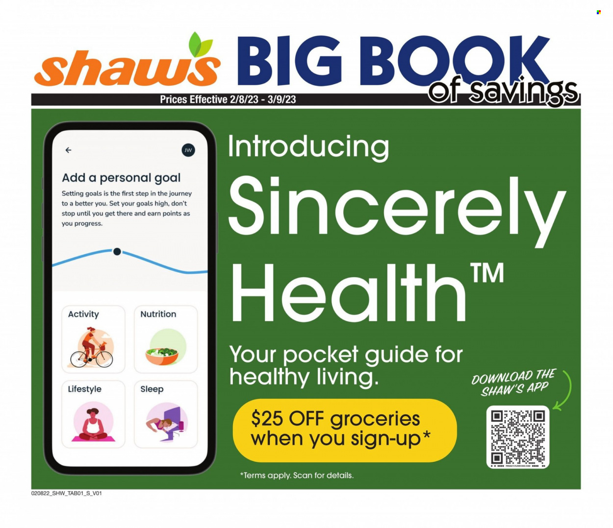 Shaw’s ad - 02/08/2023 - 03/09/2023. Page 1