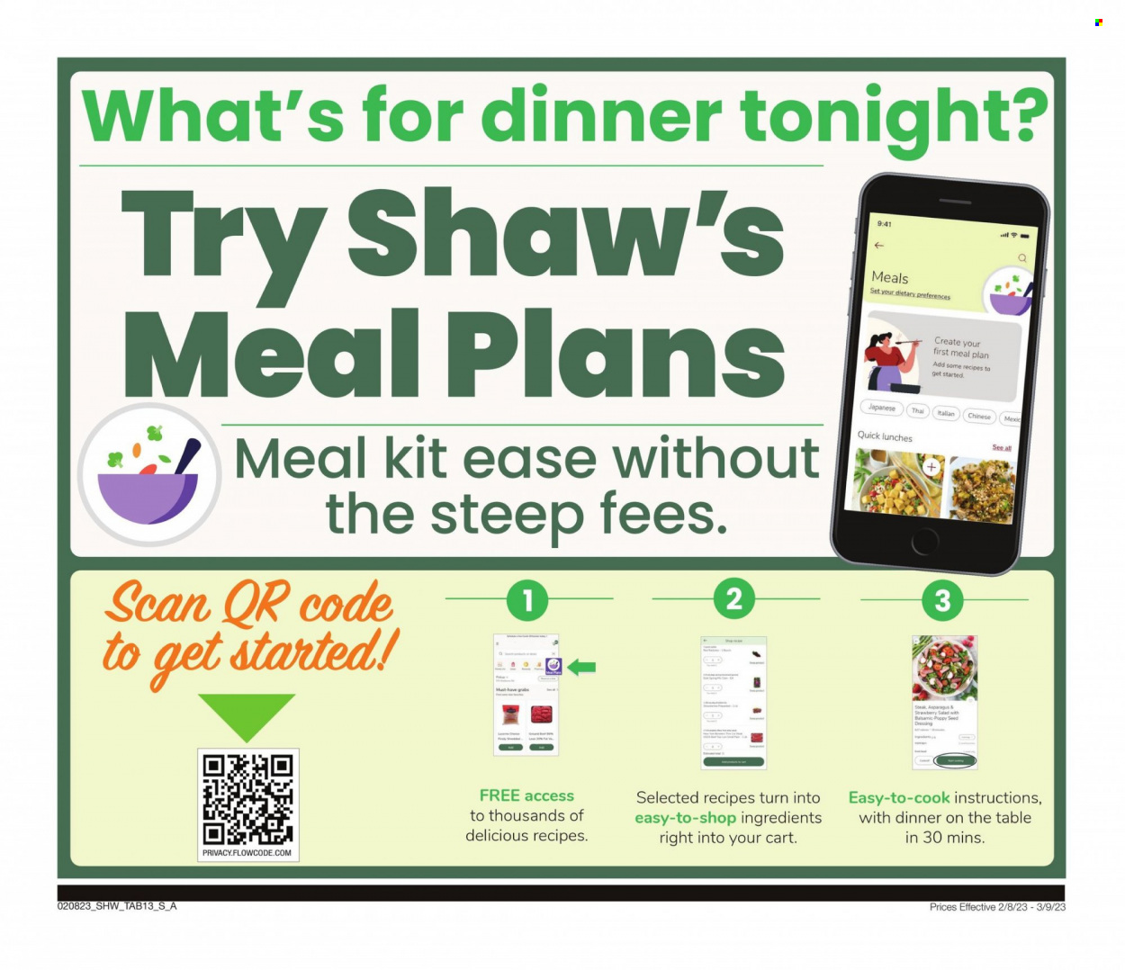 Shaw’s ad - 02/08/2023 - 03/09/2023. Page 13