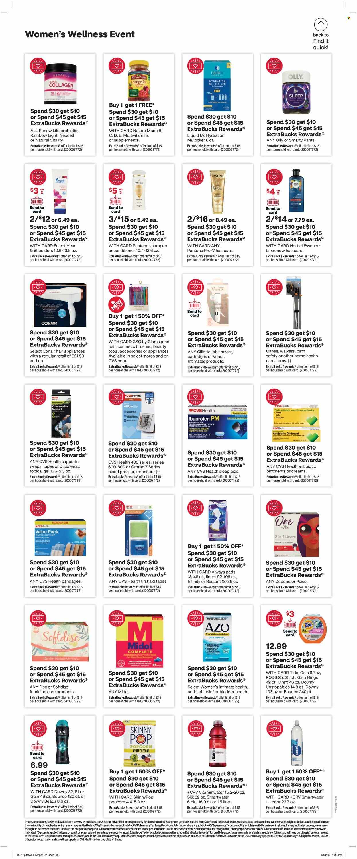 CVS Pharmacy ad - 02/12/2023 - 02/18/2023. Page 19
