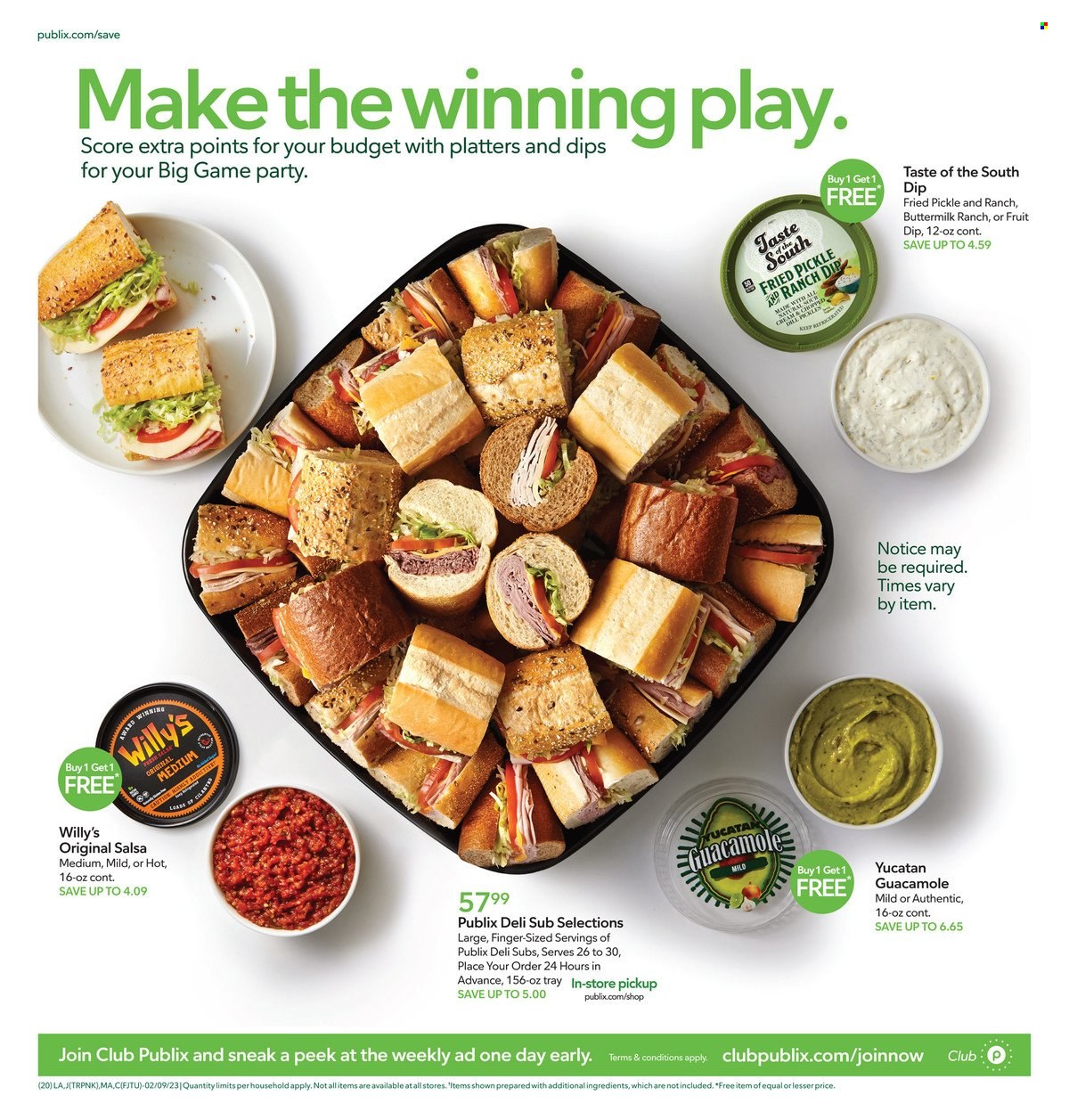 Publix ad - 02/09/2023 - 02/15/2023. Page 20