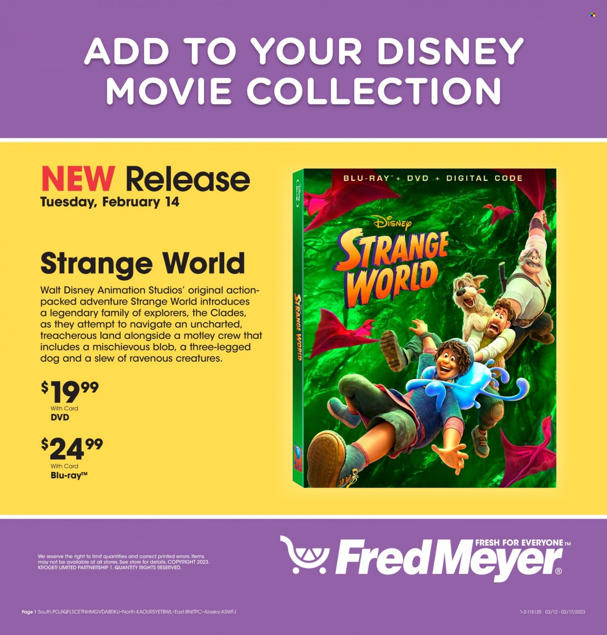 Fred Meyer ad - 02/12/2023 - 02/17/2023. Page 1