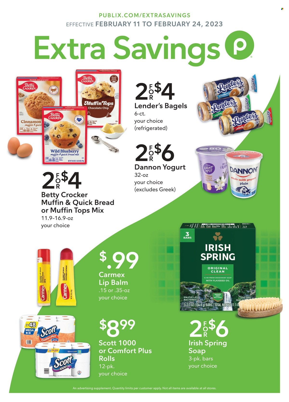 Publix ad - 02/11/2023 - 02/24/2023. Page 1