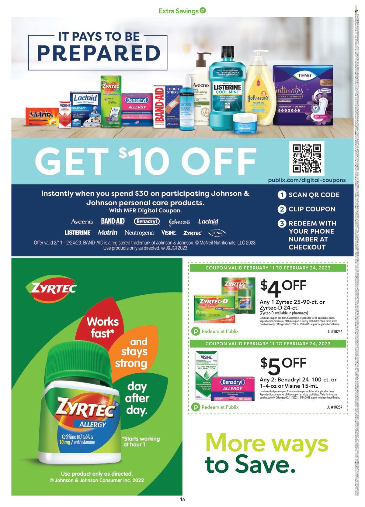 Publix ad - 02/11/2023 - 02/24/2023. Page 16
