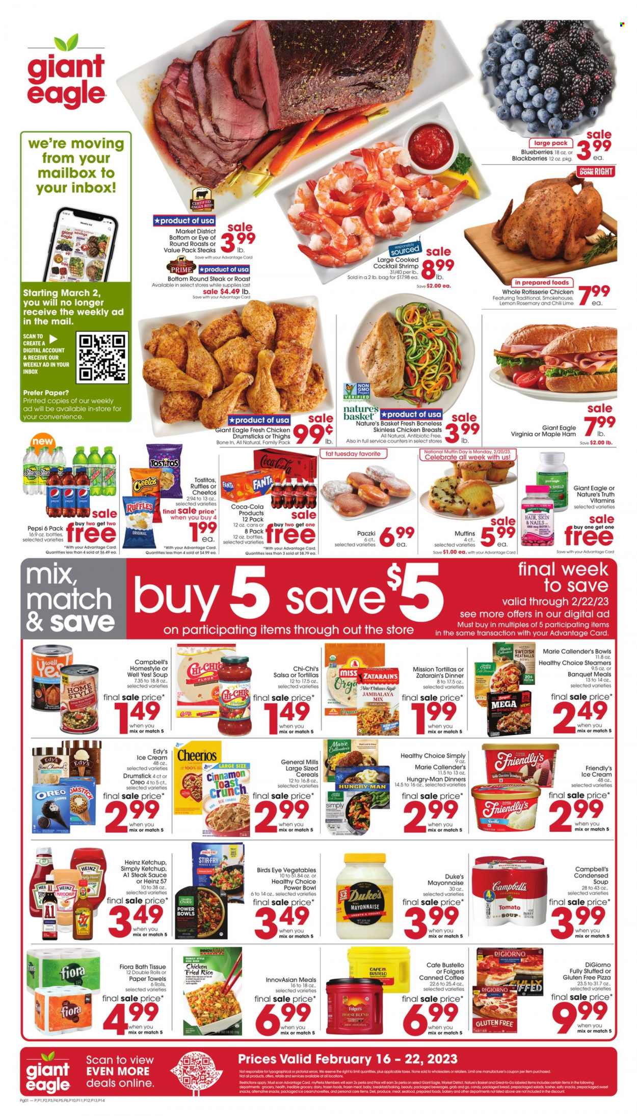 Giant Eagle ad - 02/16/2023 - 02/22/2023. Page 1