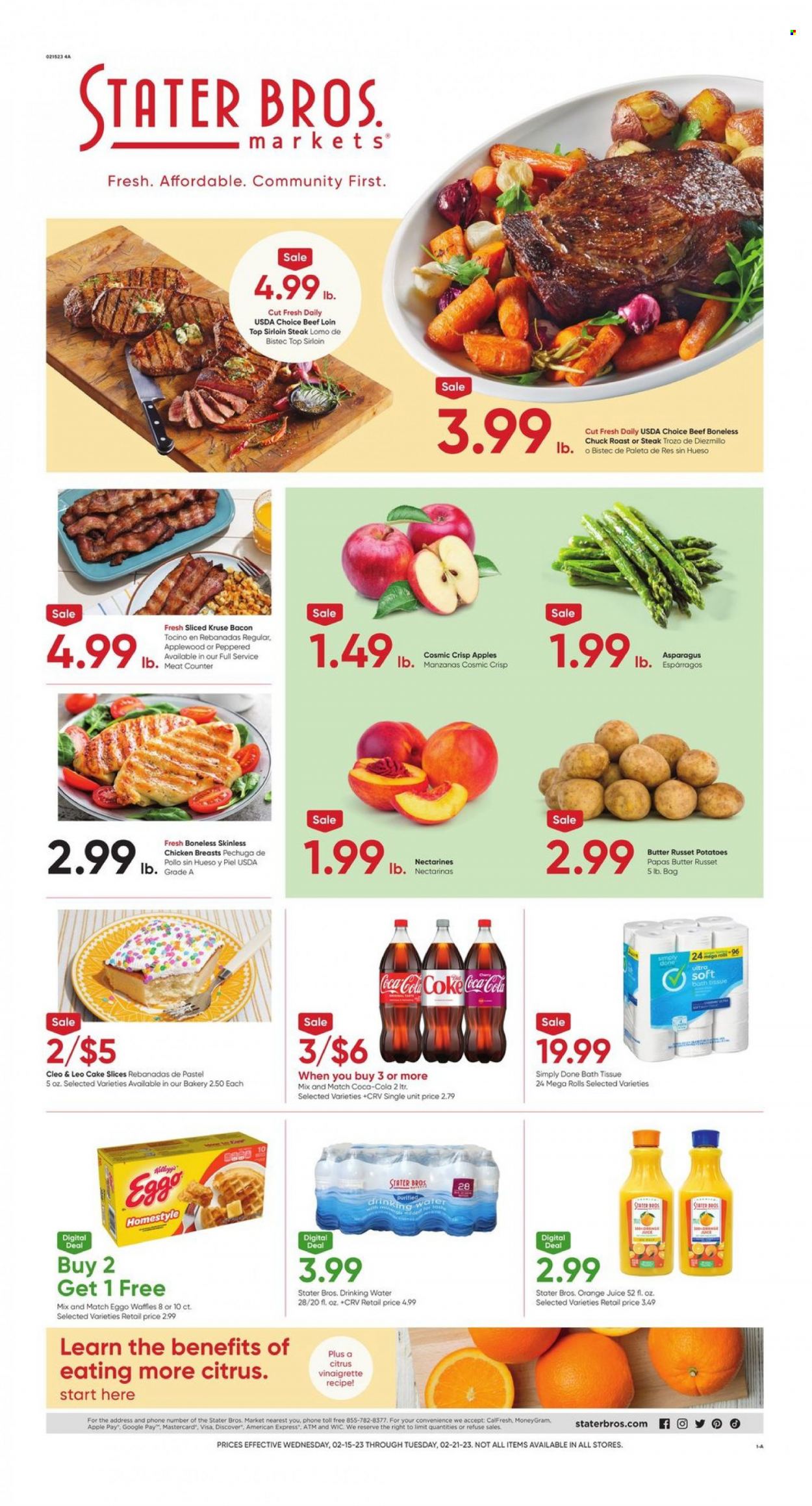 Stater Bros. ad - 02/15/2023 - 02/21/2023. Page 1