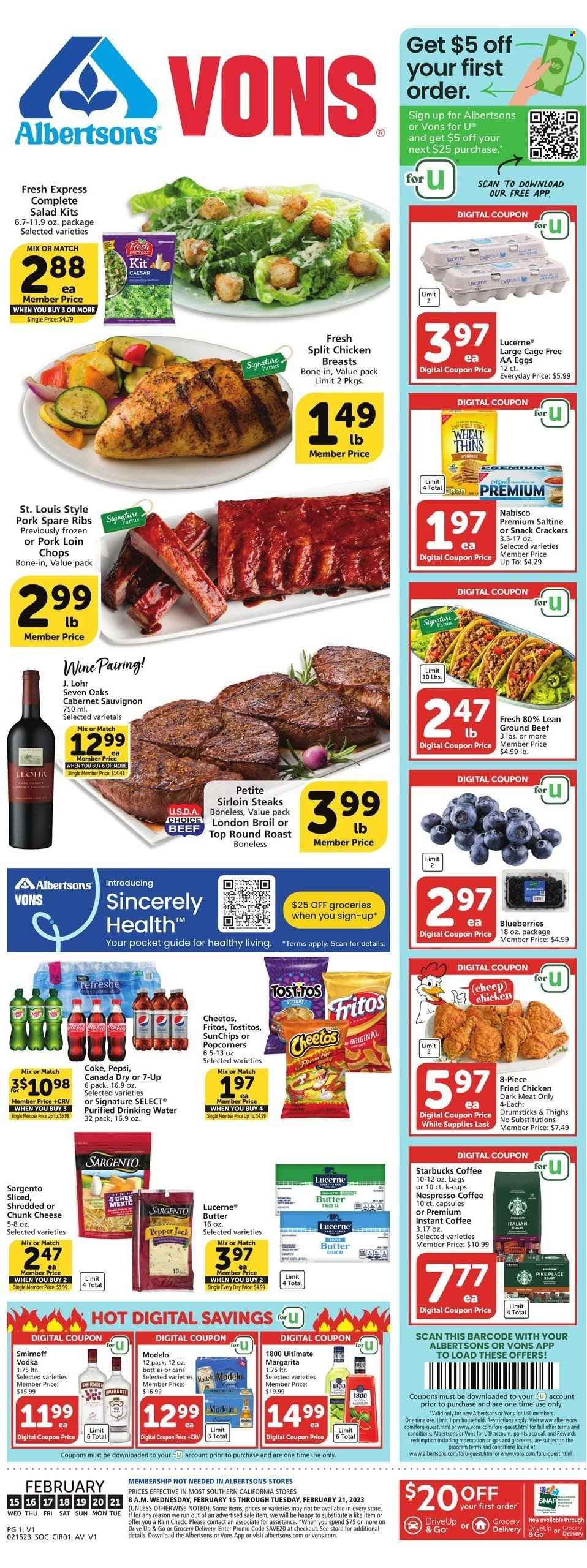 Vons ad - 02/15/2023 - 02/21/2023. Page 1