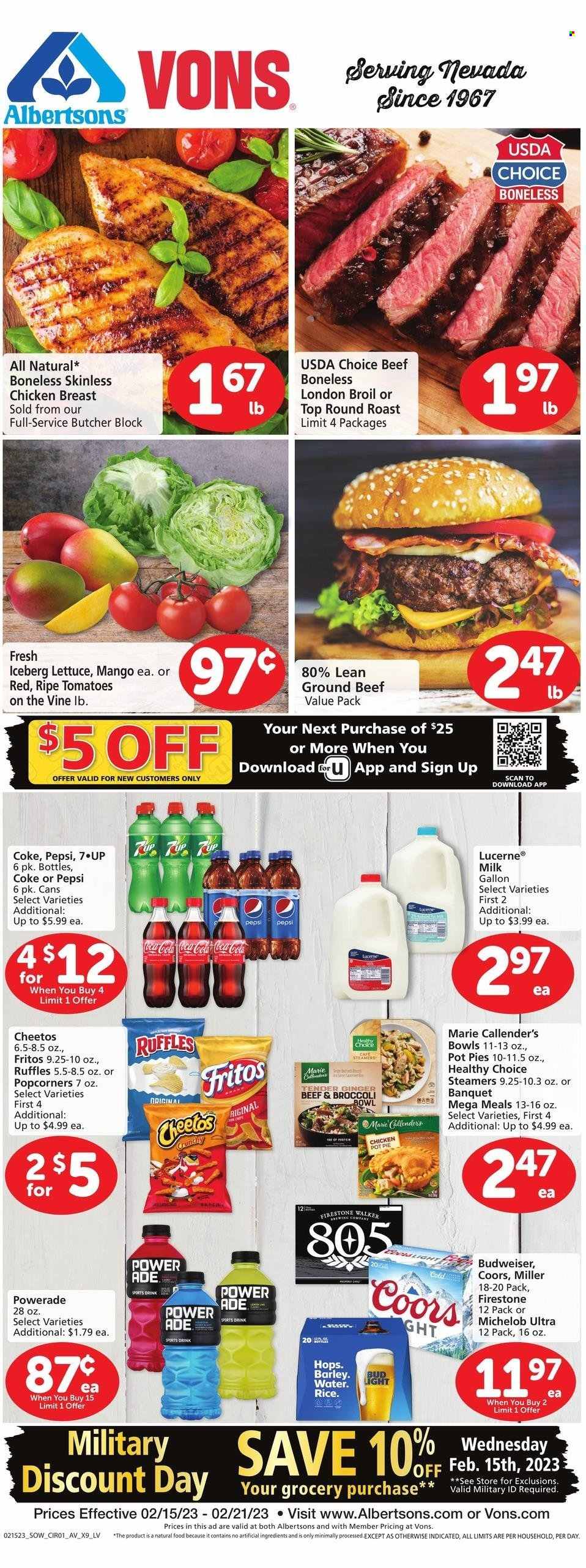 Vons ad - 02/15/2023 - 02/21/2023. Page 1