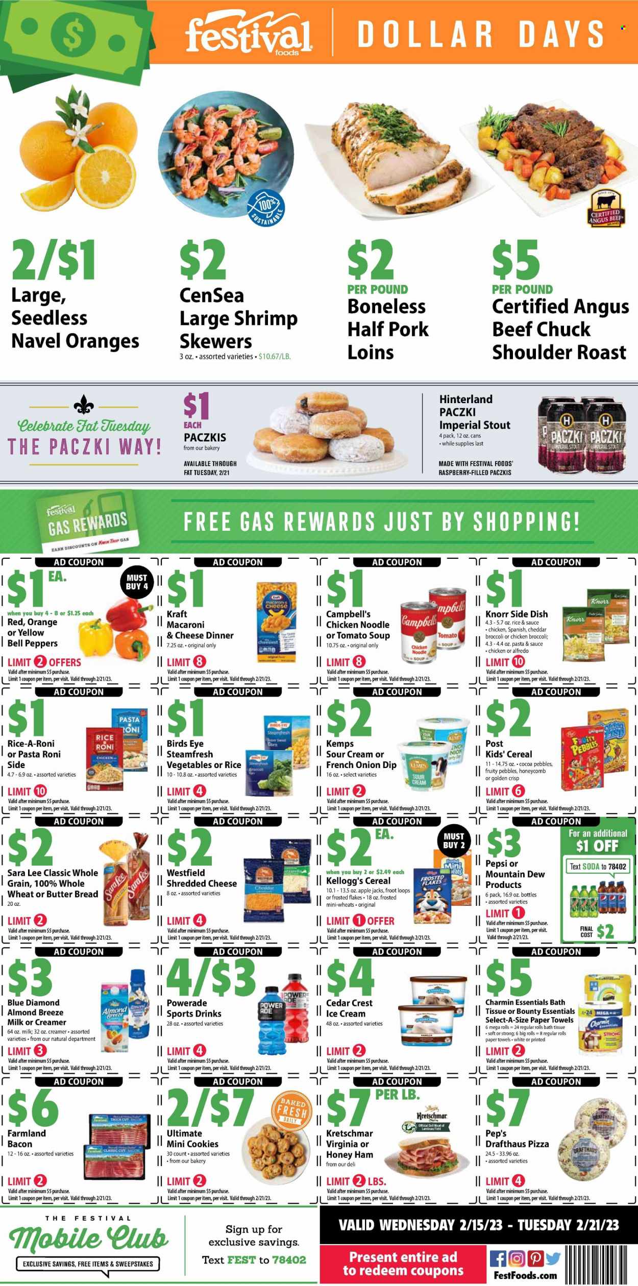 Festival Foods ad - 02/15/2023 - 02/21/2023. Page 1