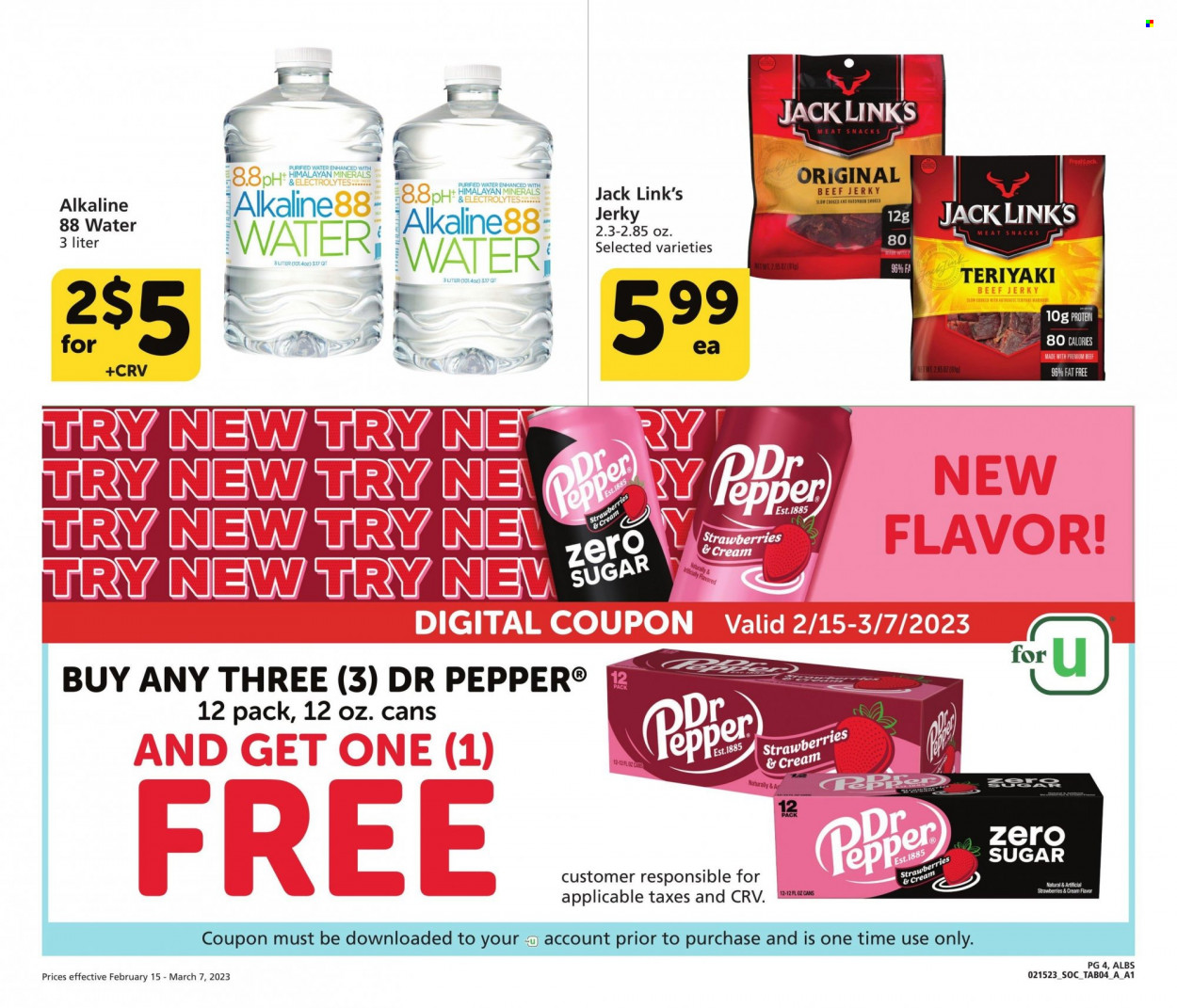 Albertsons ad - 02/15/2023 - 03/07/2023. Page 4