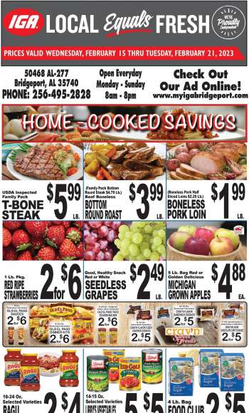 IGA Flyer - 02/15/2023 - 02/21/2023.