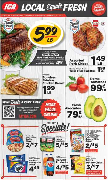 IGA Flyer - 02/15/2023 - 02/21/2023.