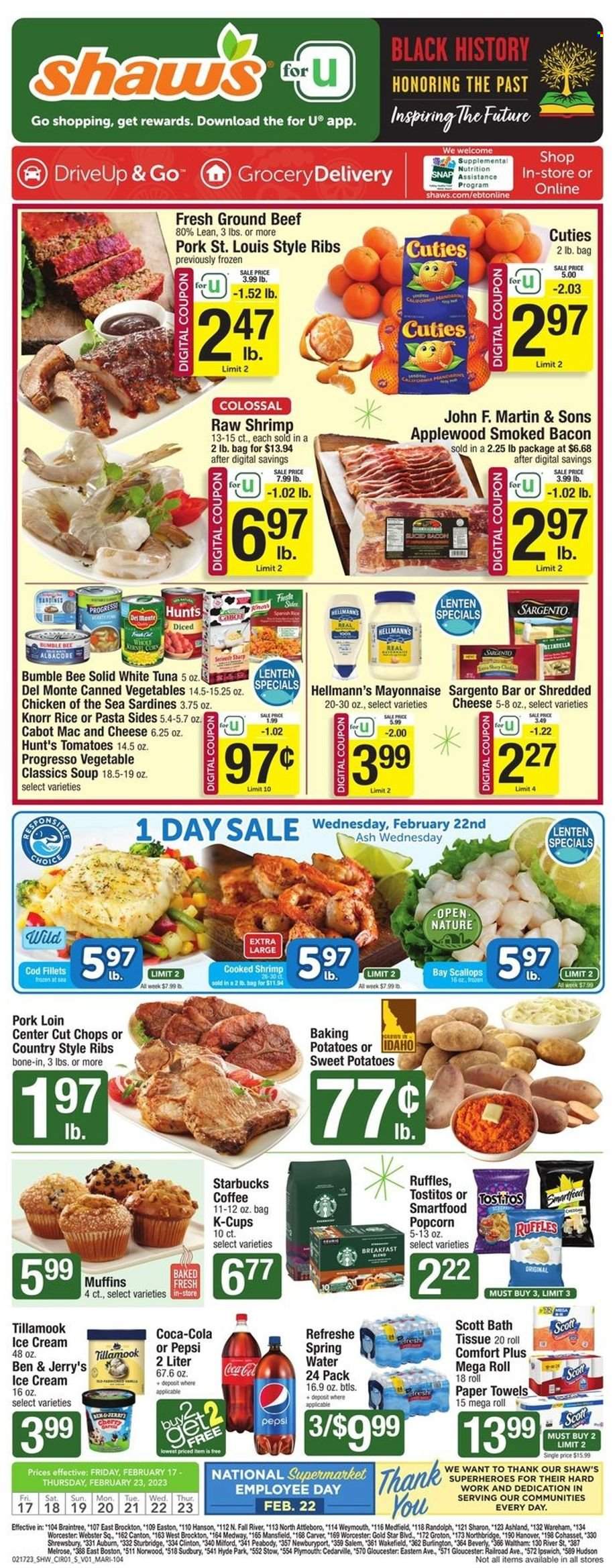 Shaw’s ad - 02/17/2023 - 02/23/2023. Page 1