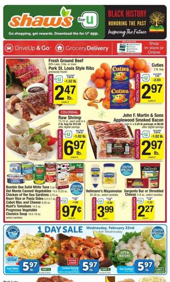 Shaw’s Flyer - 02/17/2023 - 02/23/2023.