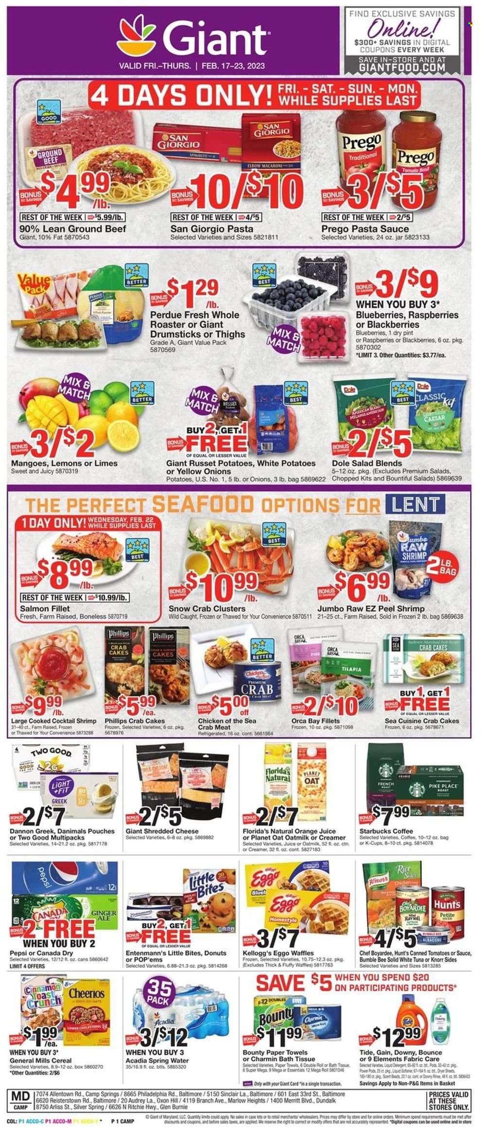 Giant Food ad - 02/17/2023 - 02/23/2023. Page 1