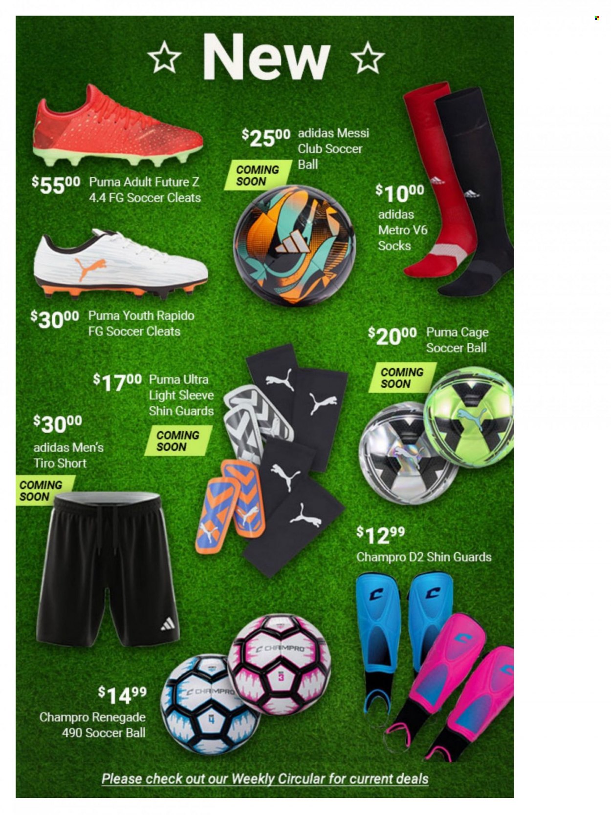 thumbnail - Dunham's Sports Flyer - 02/16/2023 - 05/24/2023 - Sales products - Adidas, Puma, cleats, socks, soccer cleats. Page 3.