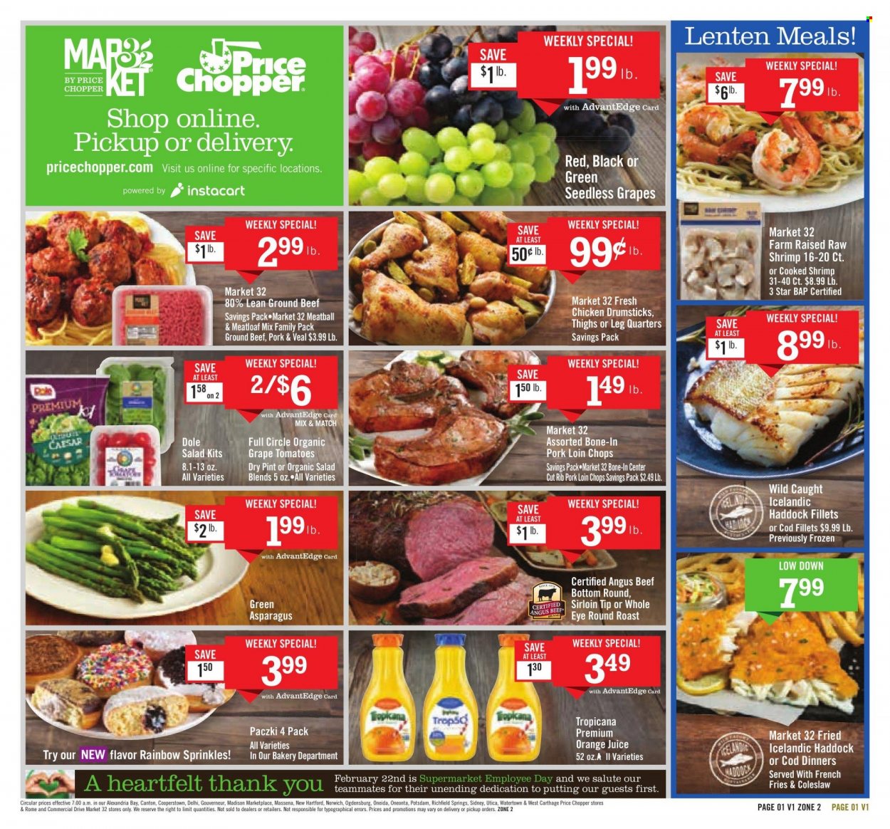 Price Chopper ad - 02/19/2023 - 02/25/2023. Page 1