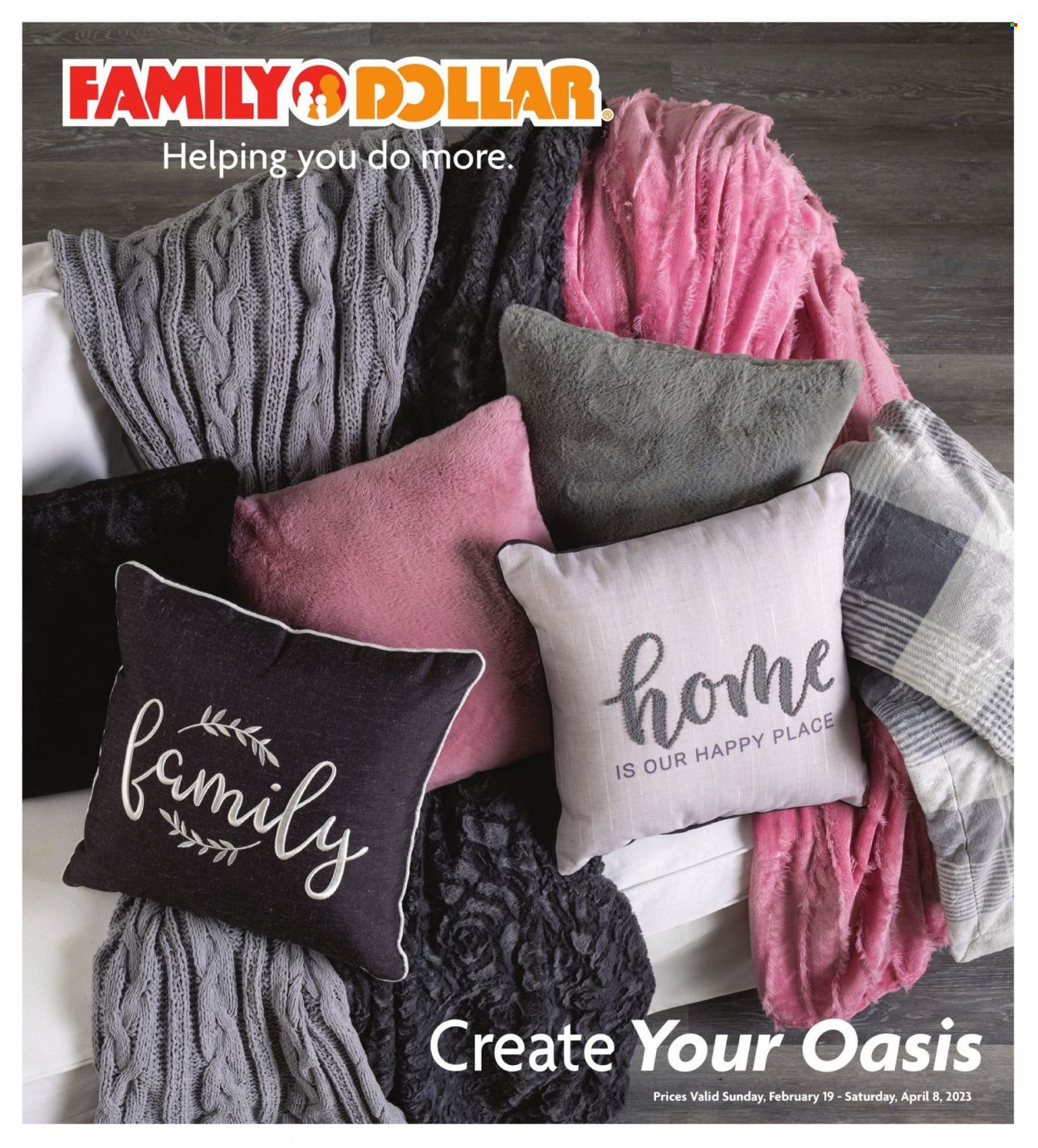 Family Dollar ad - 02/19/2023 - 04/08/2023. Page 1